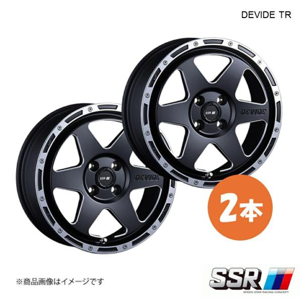 15×4.5J 4-100 INSET43 フラットブラックポリッシュ SSR DEVIDE TR-...