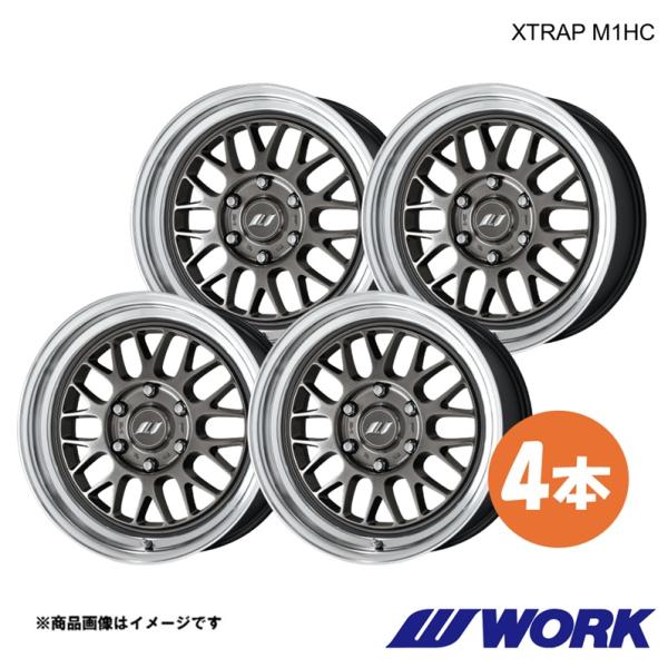 【18インチ 6H 139.7 8.0J+35 HGMRC】ホイール 1ピース 4枚 ハイエースバン...