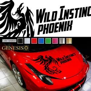 車 ステッカー かっこいい カスタム フロント ボンネット フェニックス 車用 カスタム ライン バイナル ワイルドスピード系 デカール 14色から選べる 12 Front12 バイナルグラフィックのgenesis 通販 Yahoo ショッピング