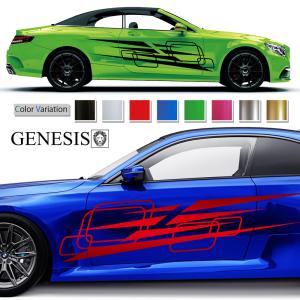 花 フラワー サイド デカール 車 ステッカー バイナルグラフィック JDM
