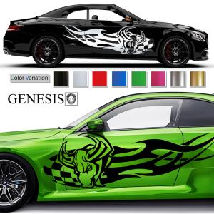 ドラゴン サイド デカール 車 ステッカー バイナルグラフィック JDM