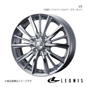 LEONIS/VX キャロル/キャロルエコ HB36S アルミホイール1本【15×4.5J 4-100 INSET45 HSMC(ハイパーシルバー ミラーカット)】0033234｜syarakuin-shop