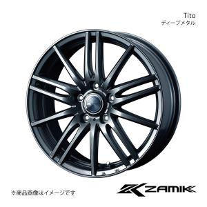 Zamik/Tito エスティマ 50系 アルミホイール1本【17×6.5J 5-114.3 INSET45 ディープメタル】0037595