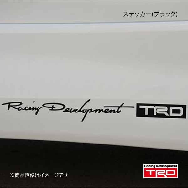 TRD ティー・アール・ディー Eタイプステッカー 小 ブラック 86 ZN6