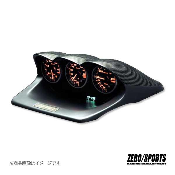 ZEROSPORTS/ゼロスポーツ カーボントリプルメーターフード インプレッサWRX STI GD...