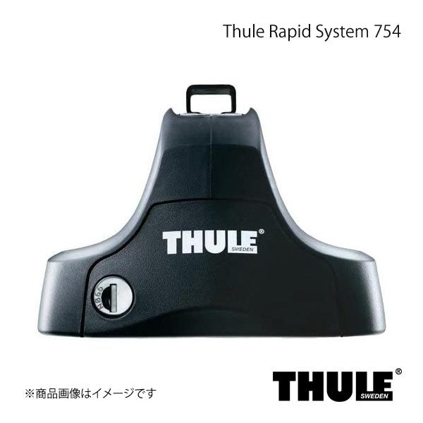 THULE スーリー ルーフキャリア用フット 4個入り ノーマルルーフ用 Rapid System/...