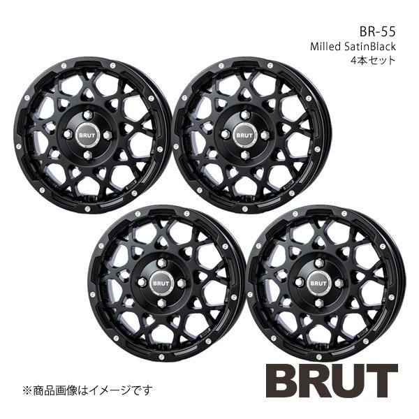 BRUT ブルート BR-55 NV200バネット 20系 アルミホイール4本セット【14×5.0J...
