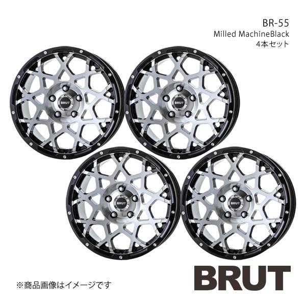 BRUT ブルート BR-55 アウトランダーPHEV GN系 ホイール4本セット【18×8.0J ...