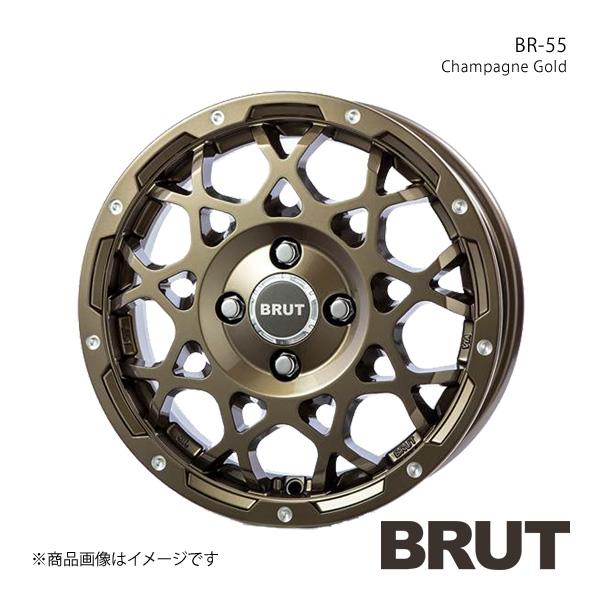 BRUT ブルート BR-55 NV200バネット 20系 アルミホイール1本【14×5.0J 4-...