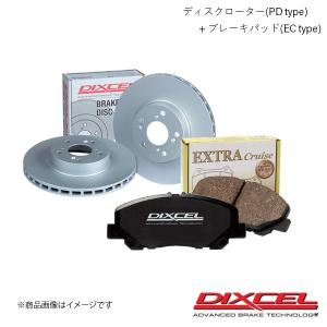 DIXCEL/ディクセル ディスクローターPD+ブレーキパッドEC セット タンク / ルーミー M900A 16/11〜20/08 フロント 3818037S+351102