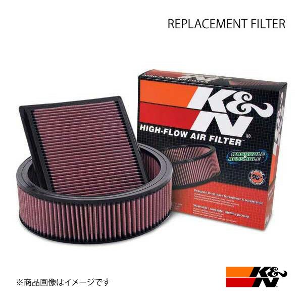 K&amp;N/ケーアンドエヌ エアフィルター REPLACEMENT FILTER 純正交換タイプ ATS...