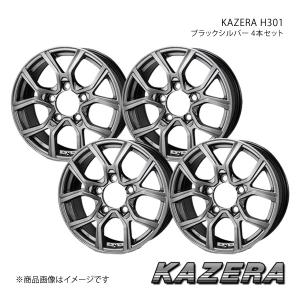 KAZERA H301 ランドクルーザー(ZXグレード対応) 100系 1999/8〜2007/7 アルミホイール4本セット 【18×8.0J 5-150 +45 ブラックシルバー】｜syarakuin-shop