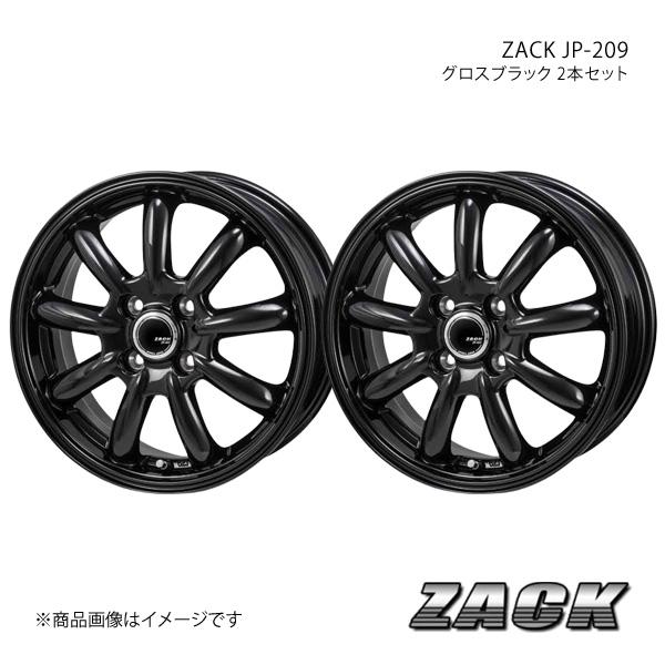 ZACK JP-209 N-BOX SLASH JF1 アルミホイール2本セット 【14×4.5J ...