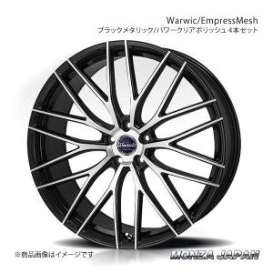 MONZA JAPAN Warwic/EmpressMesh ホイール4本 ハリアー 60系【22×9.0J 5-114.3 INSET40 ブラックメタリック/パワークリアポリッシュ】｜syarakuin-shop