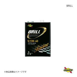 SUNOCO スノコ BRILLシリーズ エンジンオイル 12.5W-40 4L×4｜syarakuin-shop