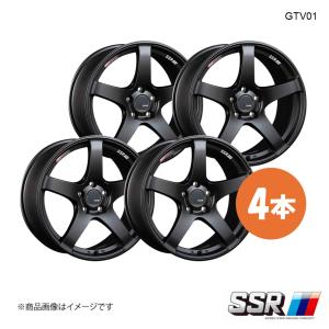 SSR GTV01 17インチ 7.0J +42 4-100 フラットブラック4本で送料