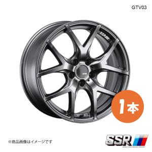 SSR SSR GTV03 18インチ 7.5J +53 5-114.3 グラファイトガンメタ 4本で