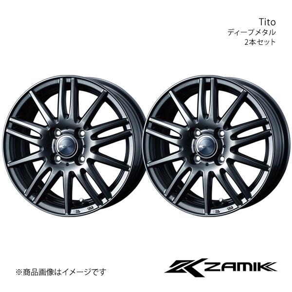 Zamik/Tito マーチ K12 アルミホイール2本セット【14×5.5J 4-100 INSE...