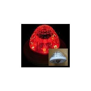 LED　マーカーランプ 激光　赤　12個 JB激光LEDクリスタルハイパワーマーカーアンバーレンズ LED