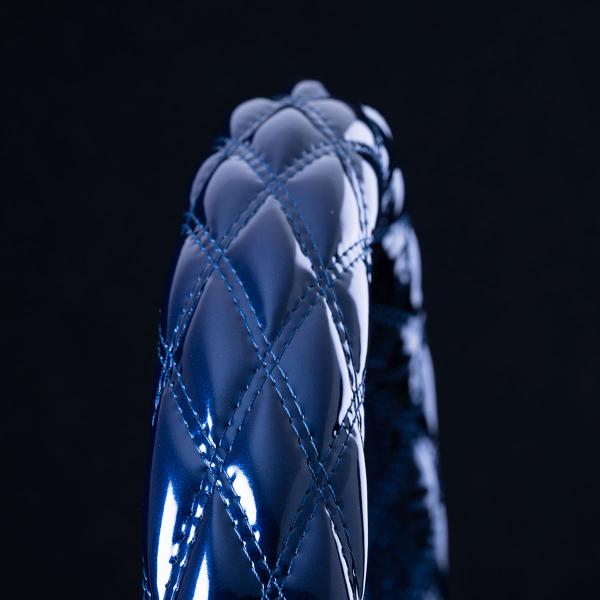 トラック用品　ハンドルカバー 色：ネイビー 極太キルト真月光 (しんげっこう)ハンドルカバー │品