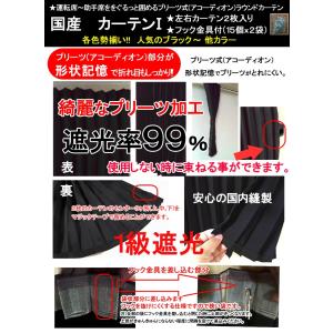 トラック カーテン (ラウンド) 難燃 プリーツ 遮光 仮眠カーテン