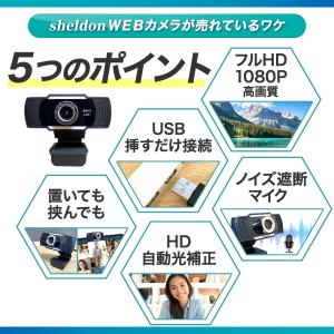 Webカメラ マイク マイク内蔵 ウェブカメラ...の詳細画像4