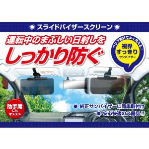 サンバイザー 車用 日除け スライドバイザース...の詳細画像1