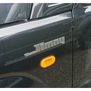 旧ロゴ　JIMNY　ソフト　エンブレム　ステッカー　1枚　サイドステッカ―　SUZUKI純正品　取付説明書付き！｜syayuujin