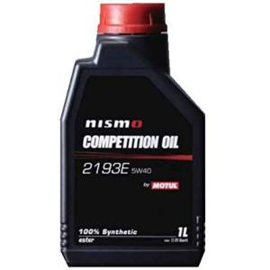 nismo ( ニスモ ) エンジンオイル COMPETITION OIL type 2193E 5W40 (1L) GT-R R35 指定油脂 KL050-RS401｜syayuujin