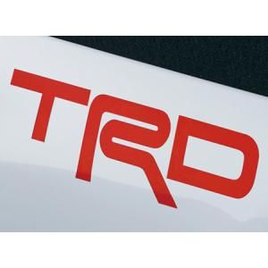 [TOYOTA純正品]　TRDロゴデカール（2枚入り）W40.4×H14.5cm｜syayuujin