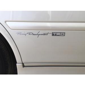 TRD 【全国一律送料無料】TOYOTA純正品 ステッカー(大）シルバー 