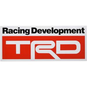TRD <送料無料！>TOYOTA純正品 TRD ステッカー シルバー（小