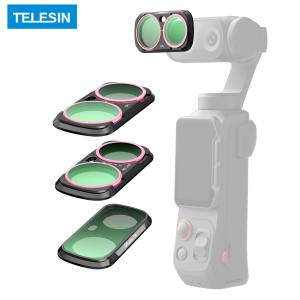 TELESIN Insta360 Luna Ultra 専用 レンズフィルターセット CPLフィルター＋可変ND2-32＋1/4ブラックミスト 磁気式 マグネット 偏光フィルター 減光調整