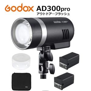 日本正規代理店品　2024年版 ゴドックス GODOX AD300pro バッテリー2個セット 照明 ライト ポータブルポケットフラッシュ AD300｜動画・撮影機材専門店 SYH SHOP