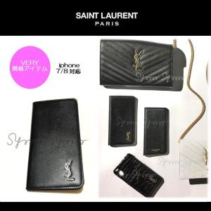 Saint Laurent サンローラン 手帳型 レザー Iphoneケース ブラック シルバー Ysl0010 Symm Symm Yahoo 店 通販 Yahoo ショッピング