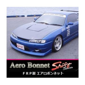 ●シフトスポーツ シルビア S14 後期 ダクト付 FRPエアロボンネット　