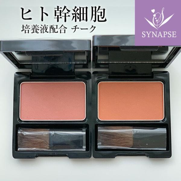 【送料無料】シェルマ SC チークカラー（レッド/オレンジ）ツヤ ヒト脂肪細胞順化培養エキス 幹細胞...