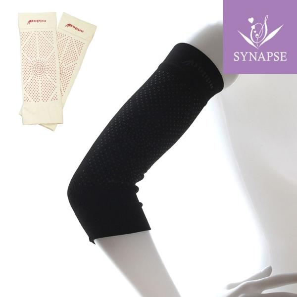 トルマリン 二の腕シェイパー 補整下着 トルマリン トルマリン下着 遠赤外線 マイナスイオン マラソ...