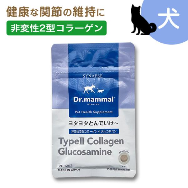 犬 犬用 関節 ペット サプリ ドクターママル ヨタヨタとんでいけ〜 20粒入り 老犬 高齢