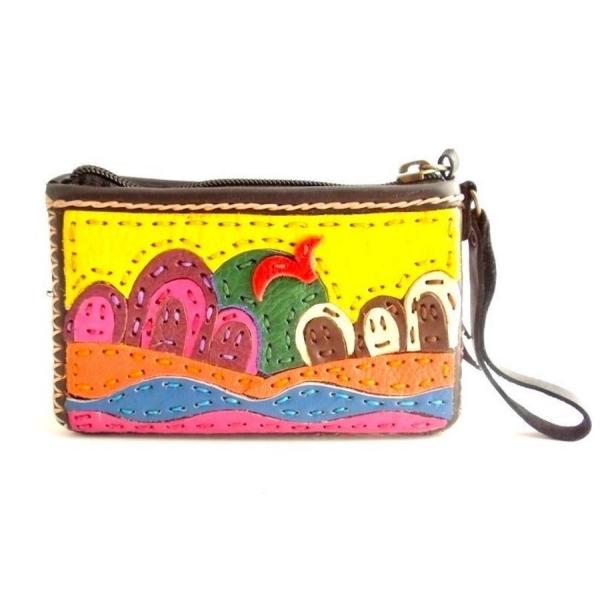 ポーチ 小物入れ 小さめ ファスナーハンドメイド 手作り 革 贈り物 プレゼント