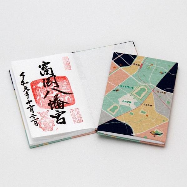 御朱印帳 納経帳 神社 仏閣 お参り 雑貨 地図柄 大阪