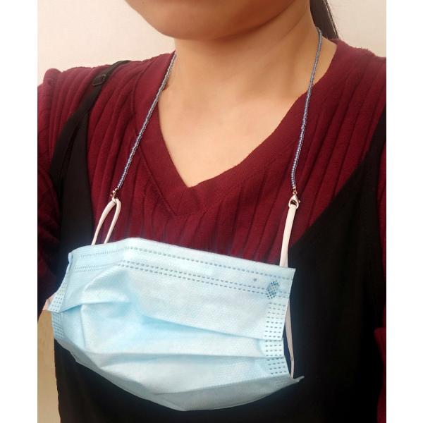 マスクストラップ ビーズ おしゃれ 大人 手作り ハンドメイド 2本入り