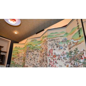 関ヶ原合戦図屏風(大) 屏風 衝立 和風 屏風...の詳細画像2