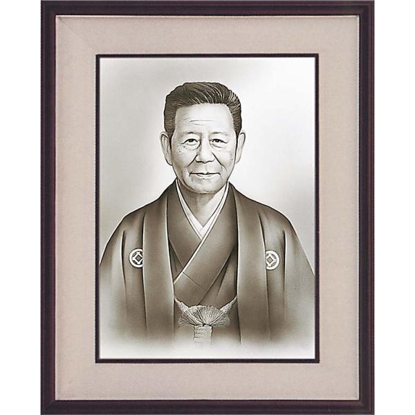 肖像画製作 墨絵 サイズF10