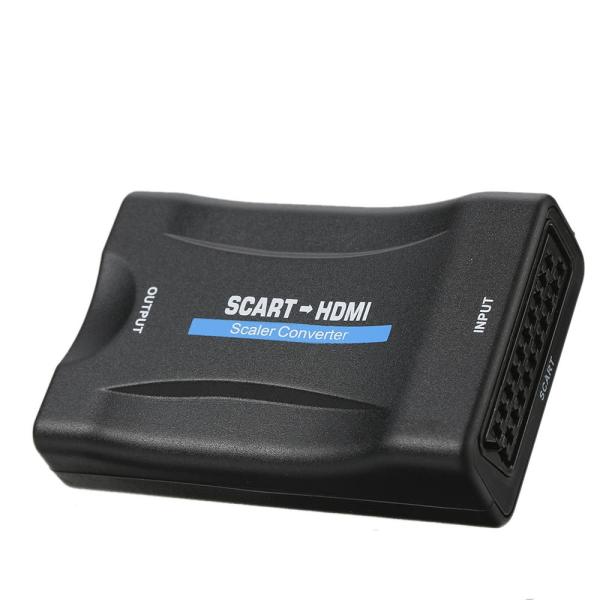 1080P SCART → HDMI アップスケールコンバーター 21ピン 60Hz NTSC PA...
