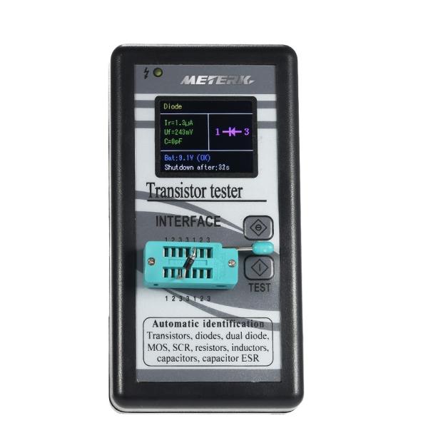 多機能トランジスターテスター 126 x 160 TFTカラー液晶ディスプレイ ダイオード サイリス...