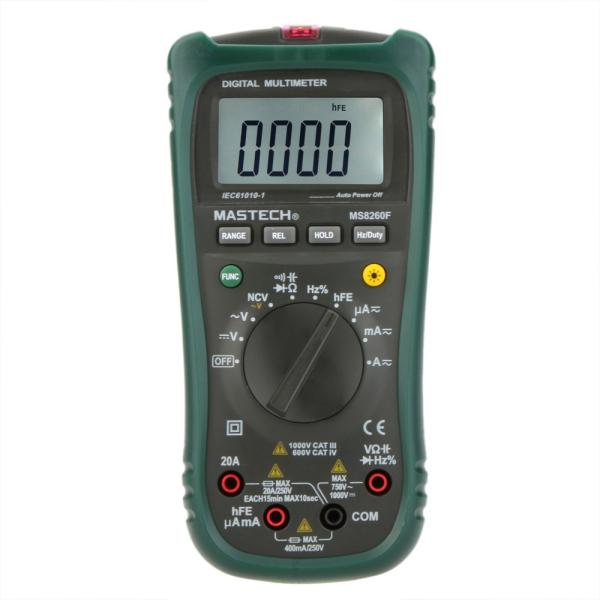 MASTECH MS8260F オートレンジ デジタルマルチメーターDMM/周波数/コンデンサー/N...