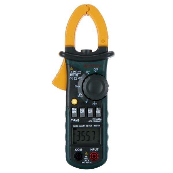 MASTECH MS2108 デジタルクランプメーターTrue-RMS 突入電流 66mF キャパシ...
