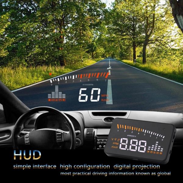 3インチ 2カラー OBD 2 ヘッドアップディスプレイ HUD