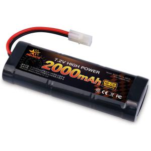 7.2V 2000mAh ラジコン RCカー用 Ni-Cd ニッカドバッテリー タミヤコネクター付き